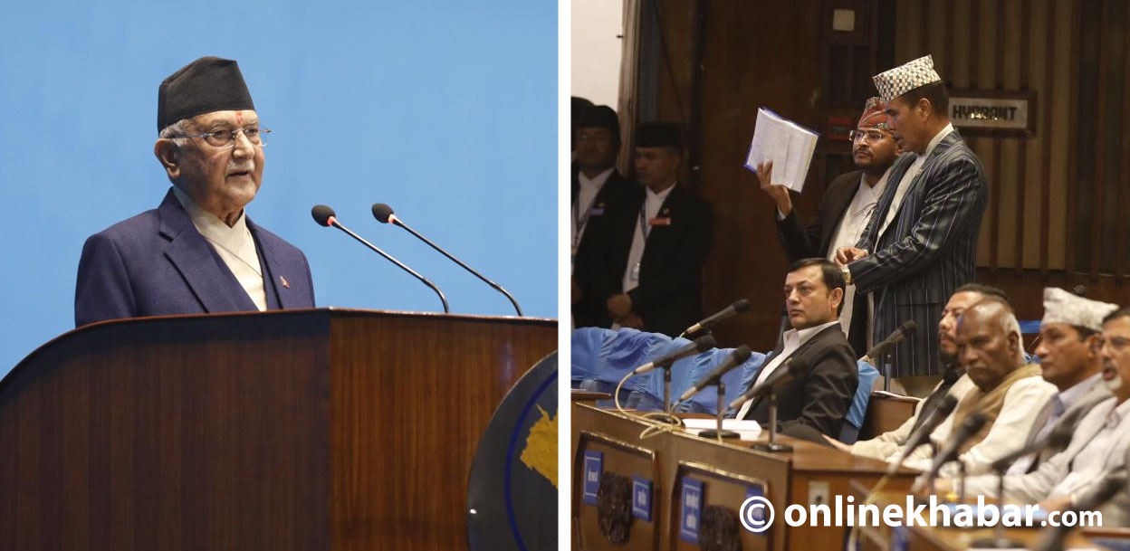 प्रधानमन्त्रीको सम्बोधनपछि अघि बढ्यो अवरुद्ध संसद् (लाइभ)